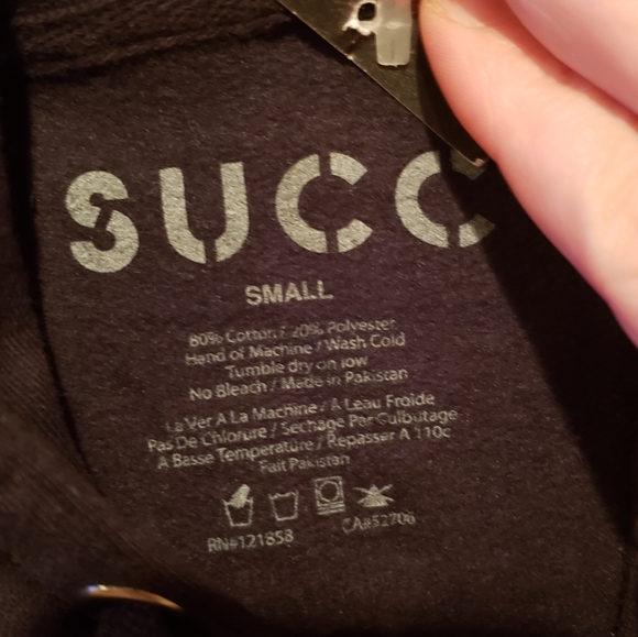 Black SUCC Lil Mayo Hoodie. Small - Picture 4 of 4